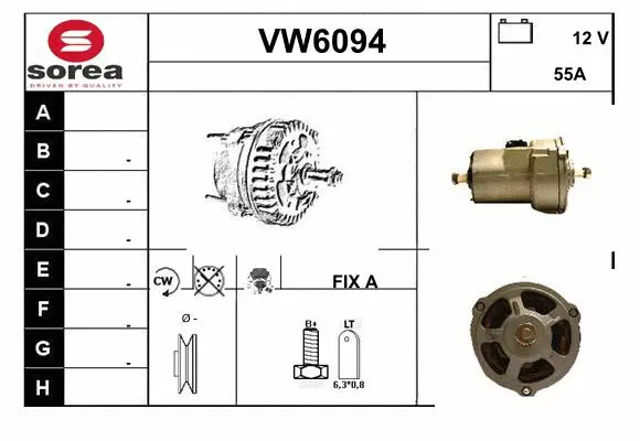 Alternator (VW6094)