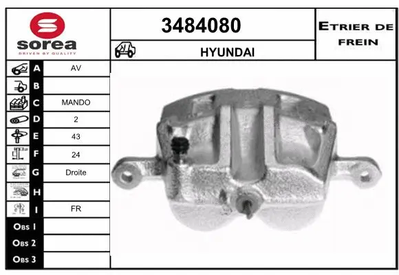 Brake Caliper (3484080)