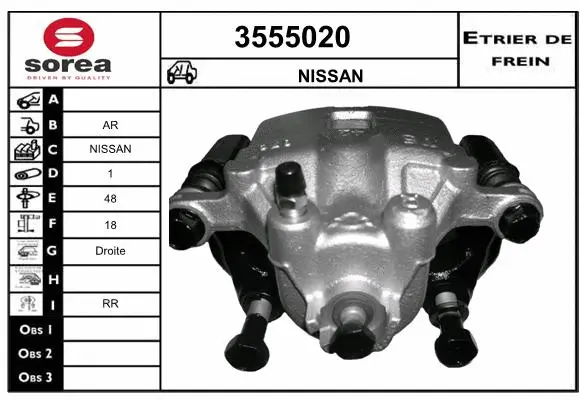 Brake Caliper (3555020)