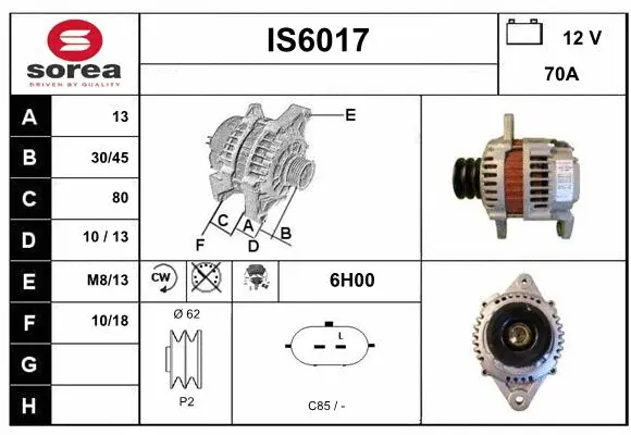 Alternator (IS6017)