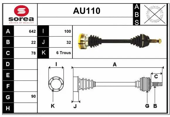 Drive Shaft (AU110)