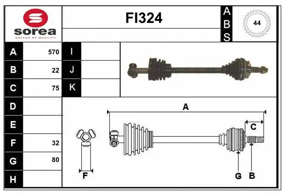 Drive Shaft (FI324)