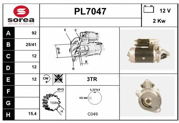 Starter (PL7047)
