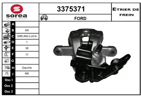 Brake Caliper (3375371)