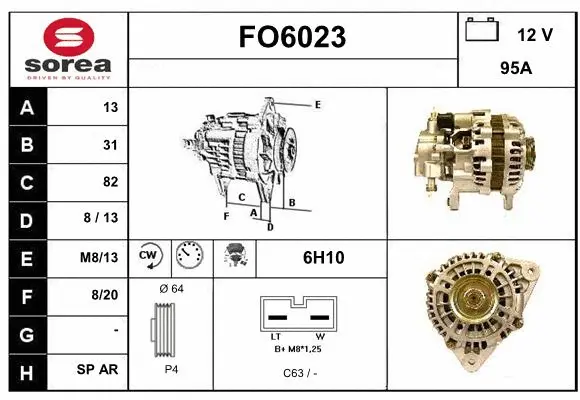 Alternator (FO6023)