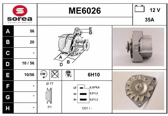 Alternator (ME6026)