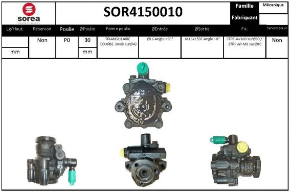 Hydraulic Pump, steering (SOR4150010)