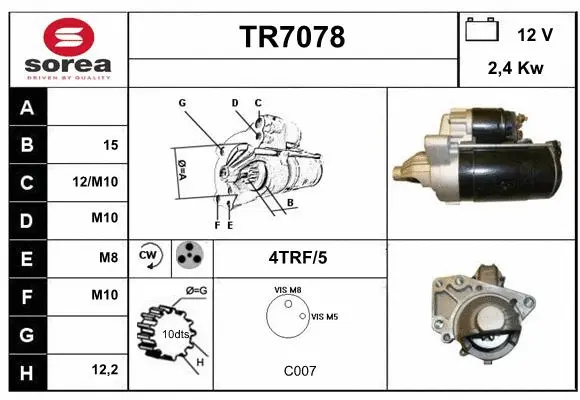 Starter (TR7078)
