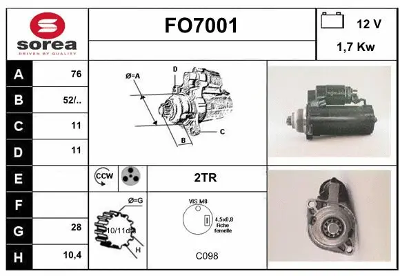 Starter (FO7001)
