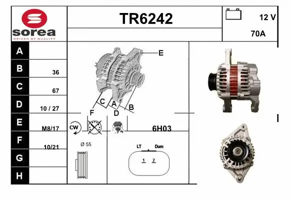 Alternator (TR6242)