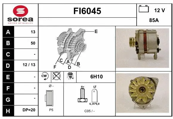 Alternator (FI6045)