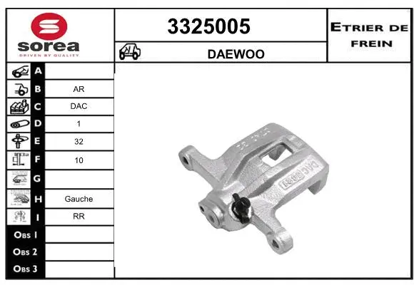 Brake Caliper (3325005)