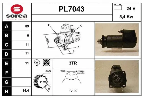Starter (PL7043)