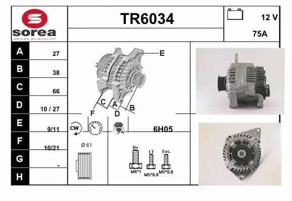 Alternator (TR6034)