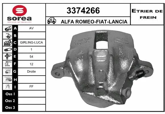 Brake Caliper (3374266)