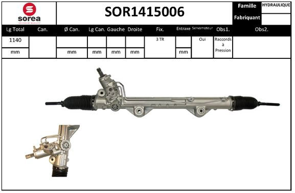 Steering Gear (SOR1415006)