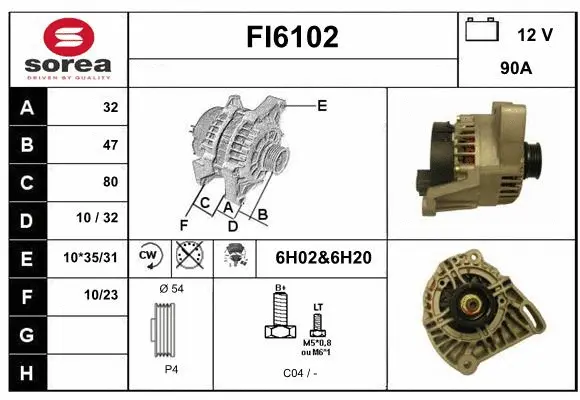 Alternator (FI6102)