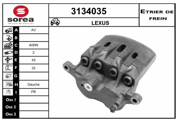 Brake Caliper (3134035)