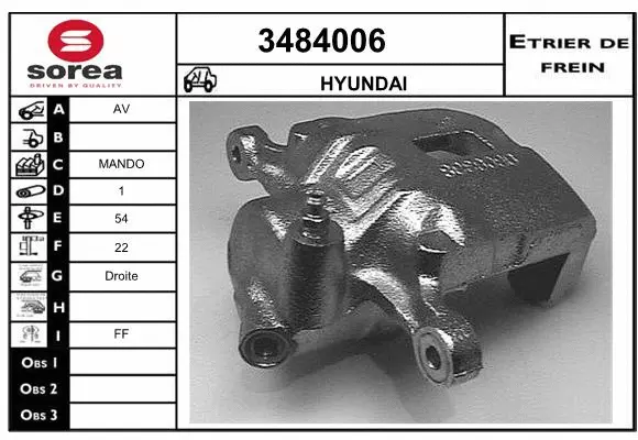 Brake Caliper (3484006)