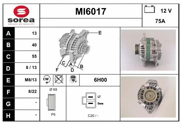 Alternator (MI6017)