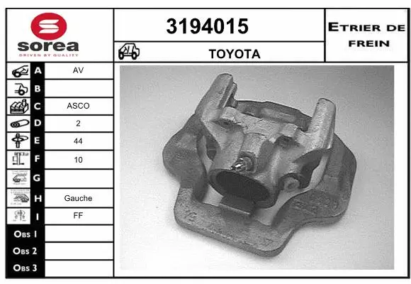 Brake Caliper (3194015)