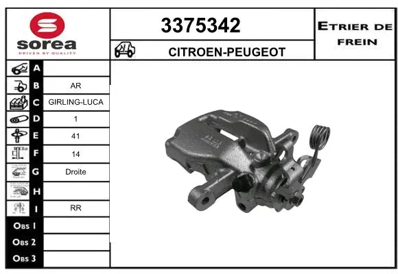 Brake Caliper (3375342)