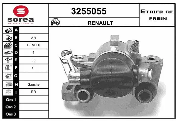 Brake Caliper (3255055)
