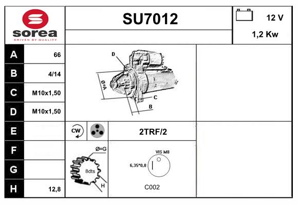 Starter (SU7012)
