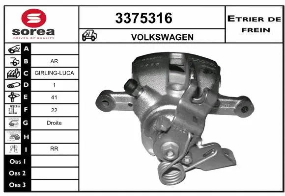 Brake Caliper (3375316)