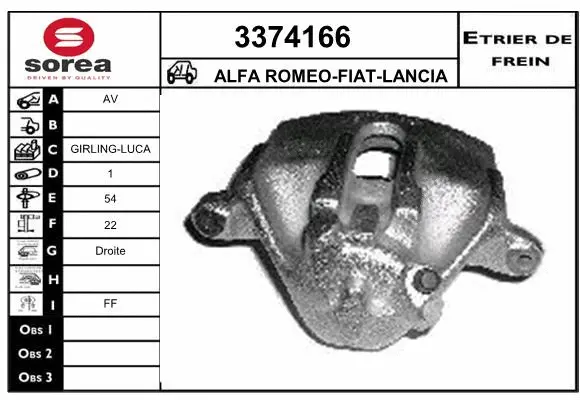 Brake Caliper (3374166)