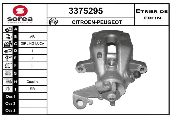 Brake Caliper (3375295)