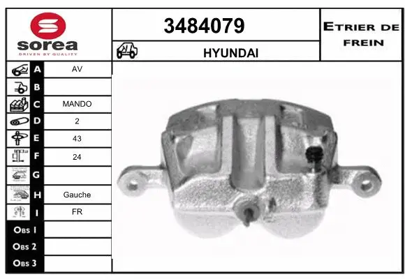 Brake Caliper (3484079)