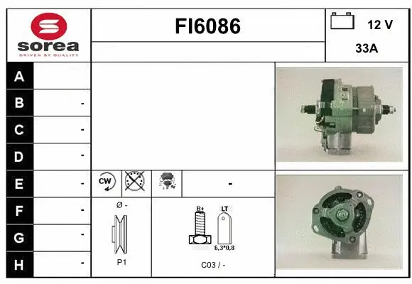 Alternator (FI6086)