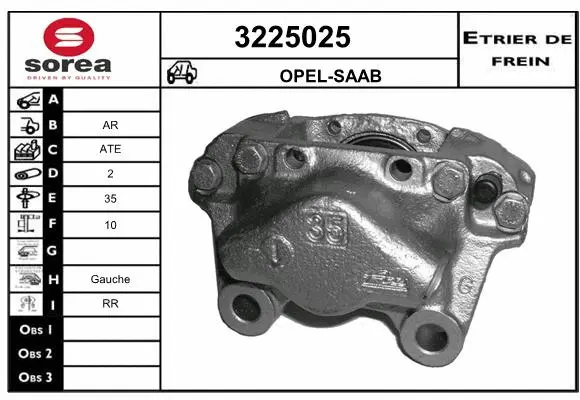 Brake Caliper (3225025)