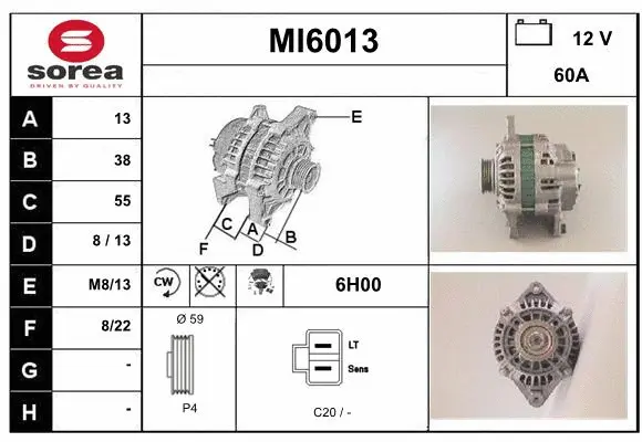 Alternator (MI6013)