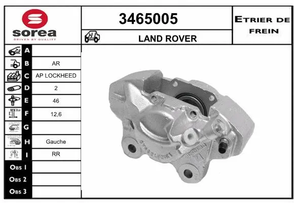 Brake Caliper (3465005)