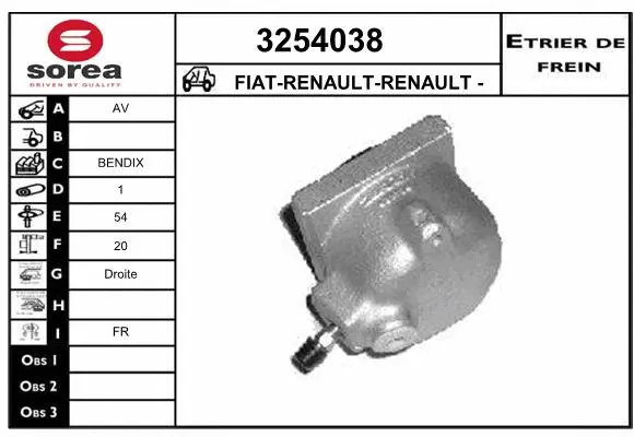 Brake Caliper (3254038)