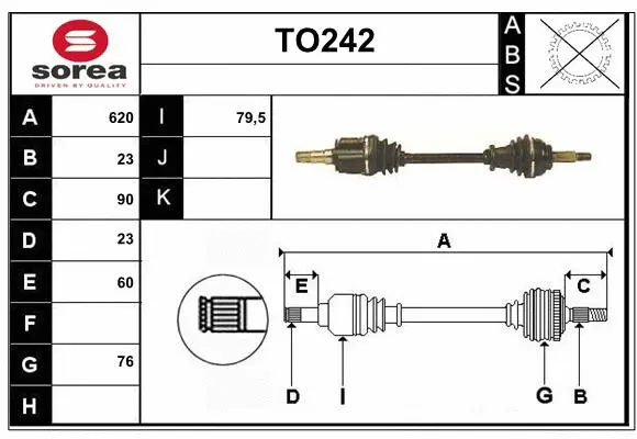 Drive Shaft (TO242)
