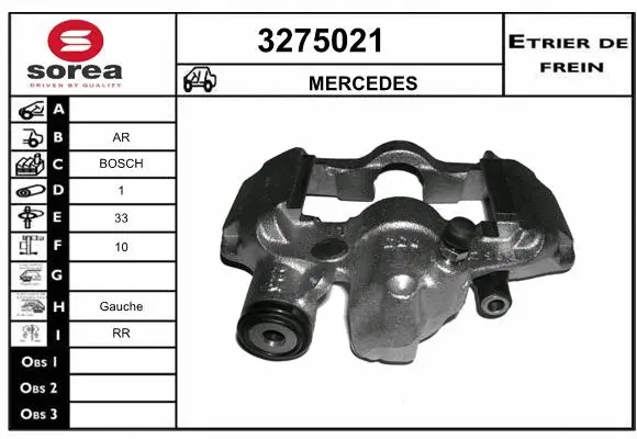 Brake Caliper (3275021)