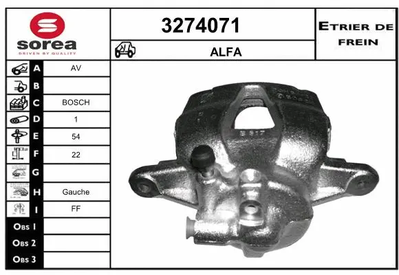Brake Caliper (3274071)