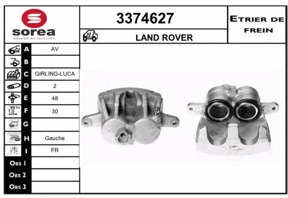 Brake Caliper (3374627)