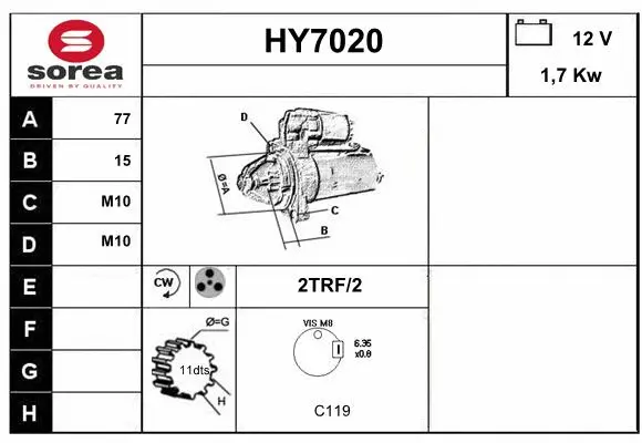 Starter (HY7020)