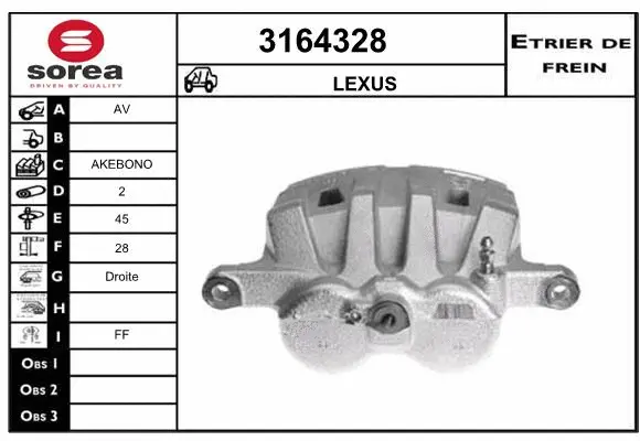 Brake Caliper (3164328)