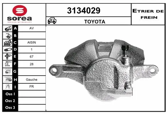 Brake Caliper (3134029)