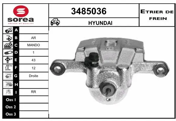 Brake Caliper (3485036)