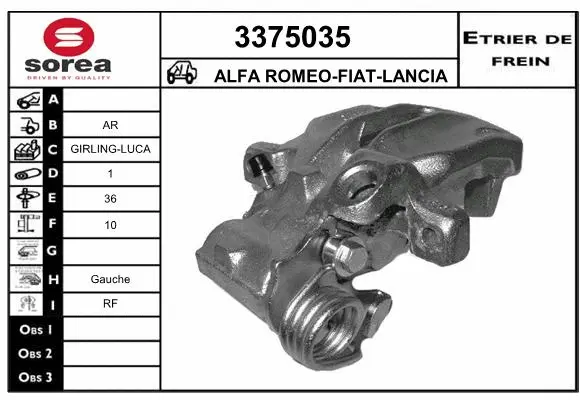 Brake Caliper (3375035)