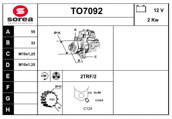 Starter (TO7092)
