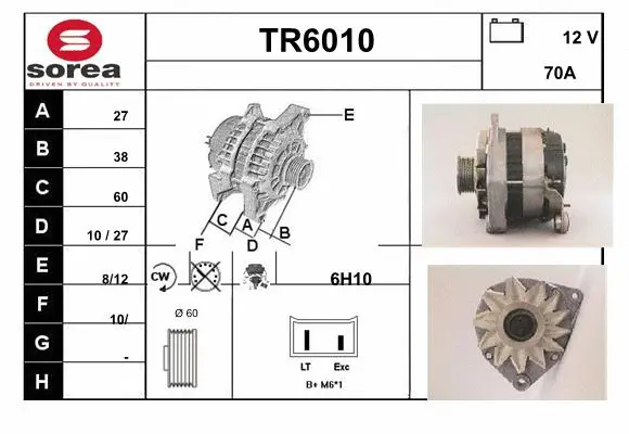 Alternator (TR6010)