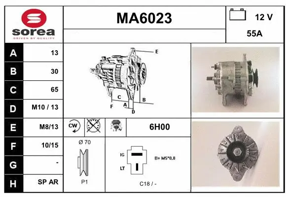 Alternator (MA6023)