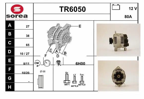 Alternator (TR6050)